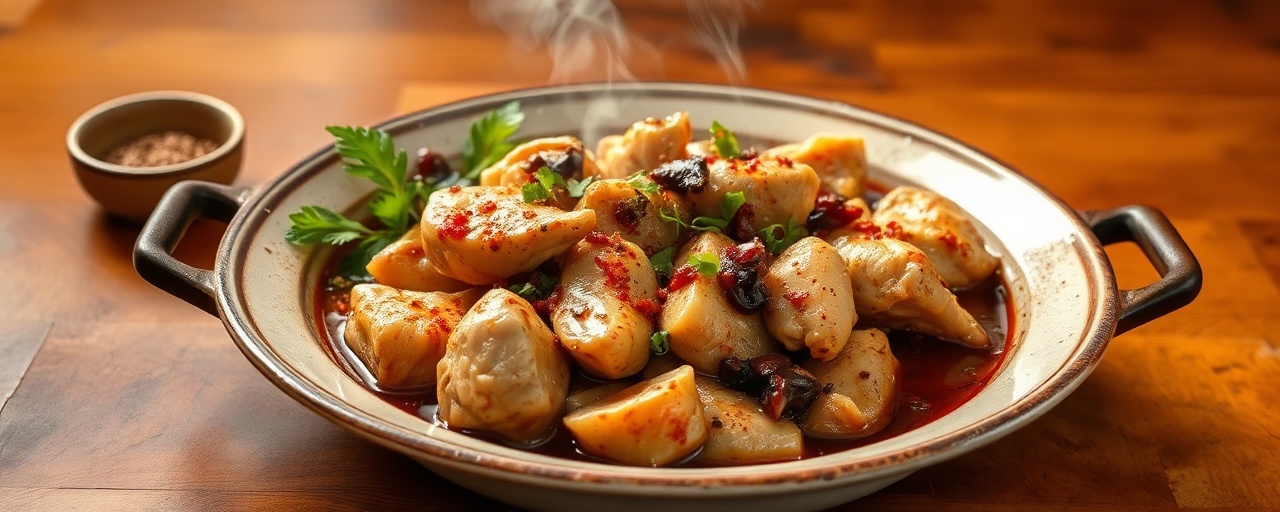 Clay Pot Chicken with Sumac and Shiitake