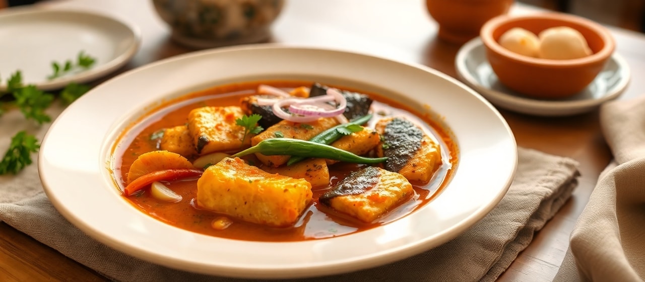 Clay Pot Sri Lankan Fish Curry with Tamarind