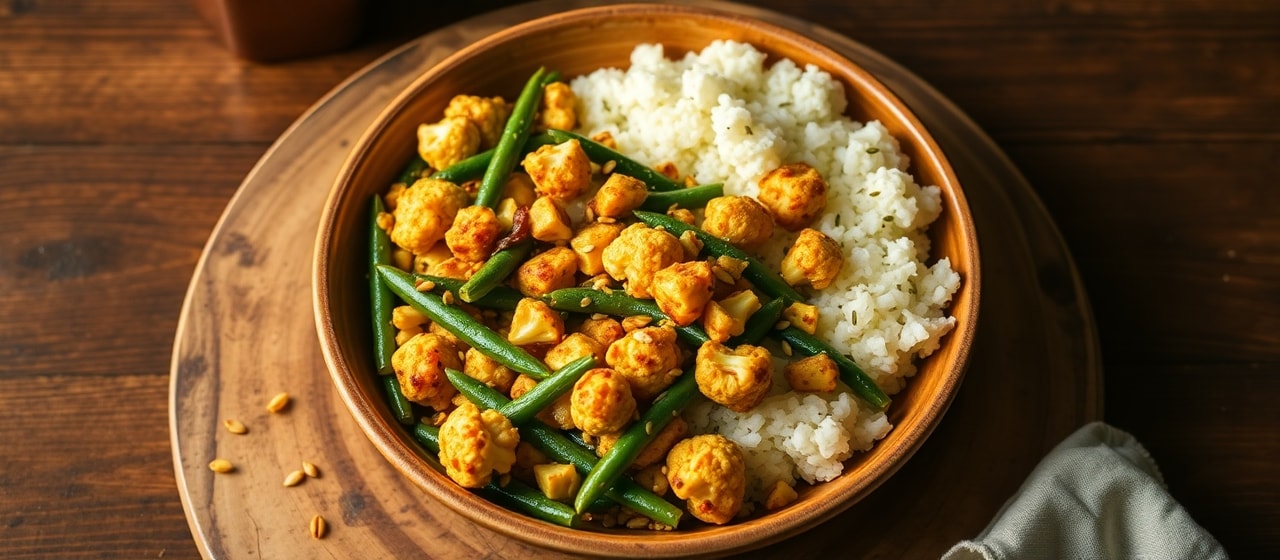 Coastal Cauliflower and Green Bean Sabzi