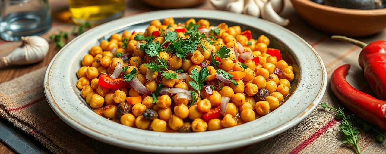 Coconut-Spiced Chickpea and Vegetable Skillet