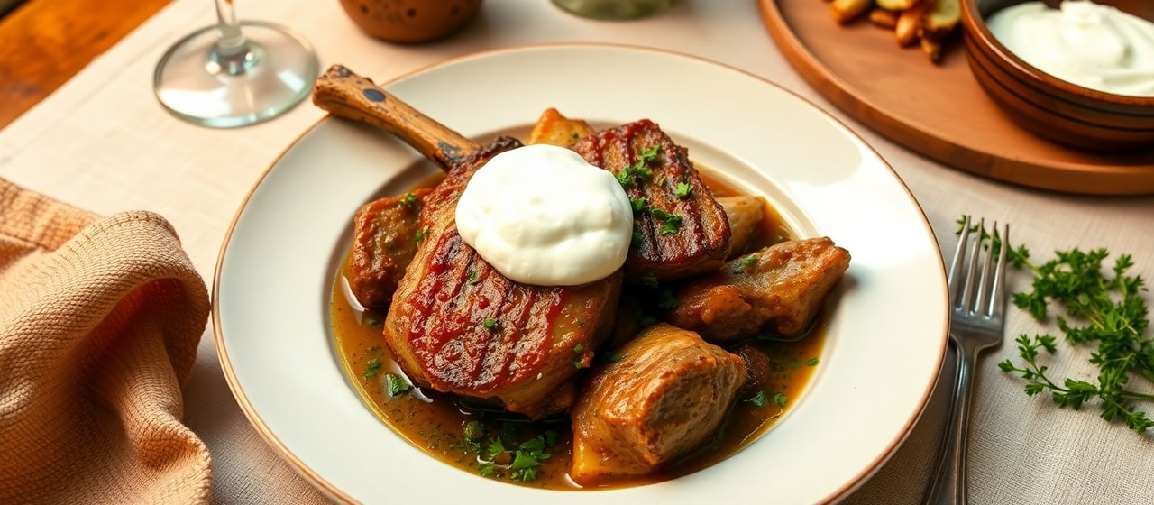 Cordero Patagónico al Tandoor con Marinada de Cardamomo y Hierbas Frescas