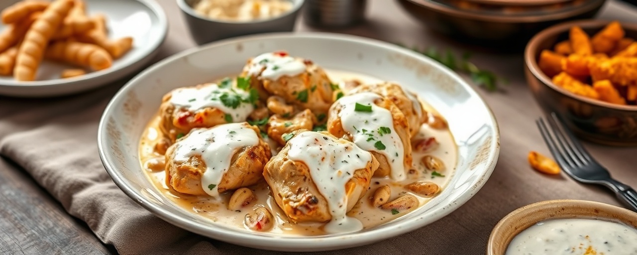 Creamy Cashew Chicken Tikka