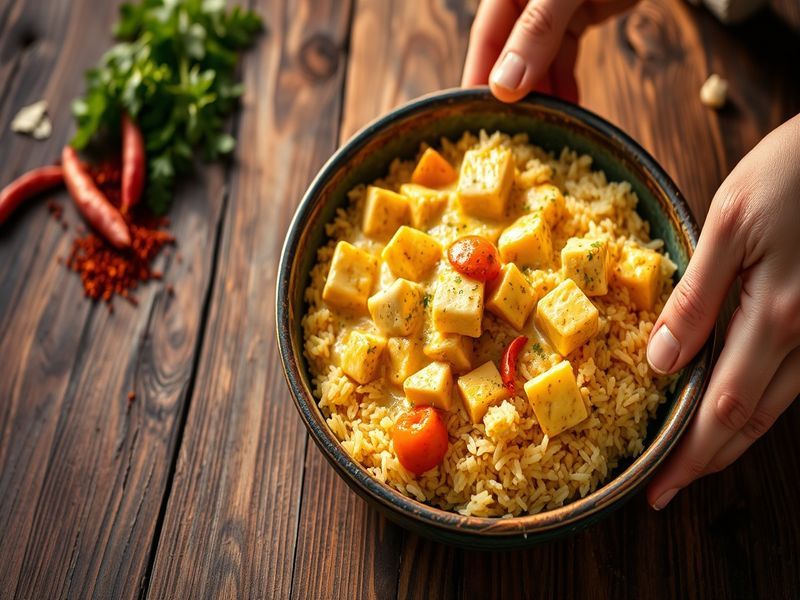 Creamy Paneer Butter Masala with Aromatic Saffron Rice
