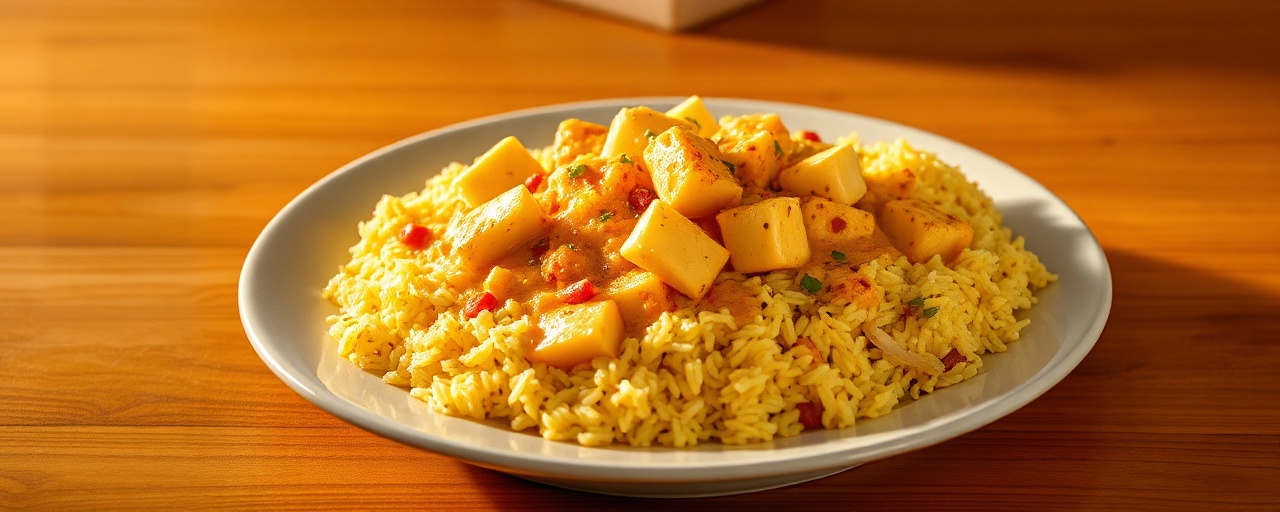 Creamy Paneer Butter Masala with Aromatic Saffron Rice