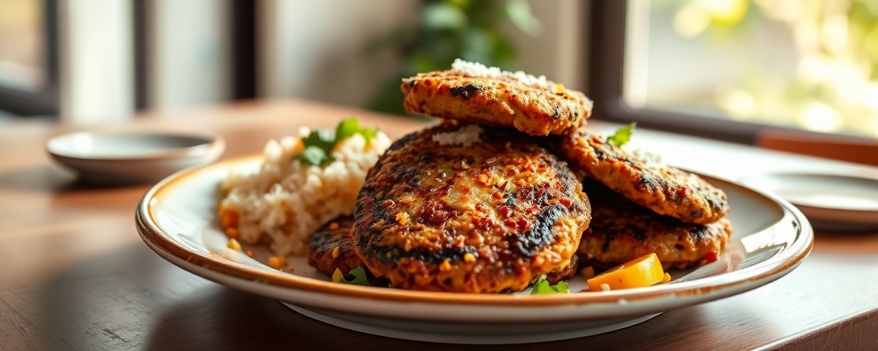 Crispy Caribbean Eggplant Fritters