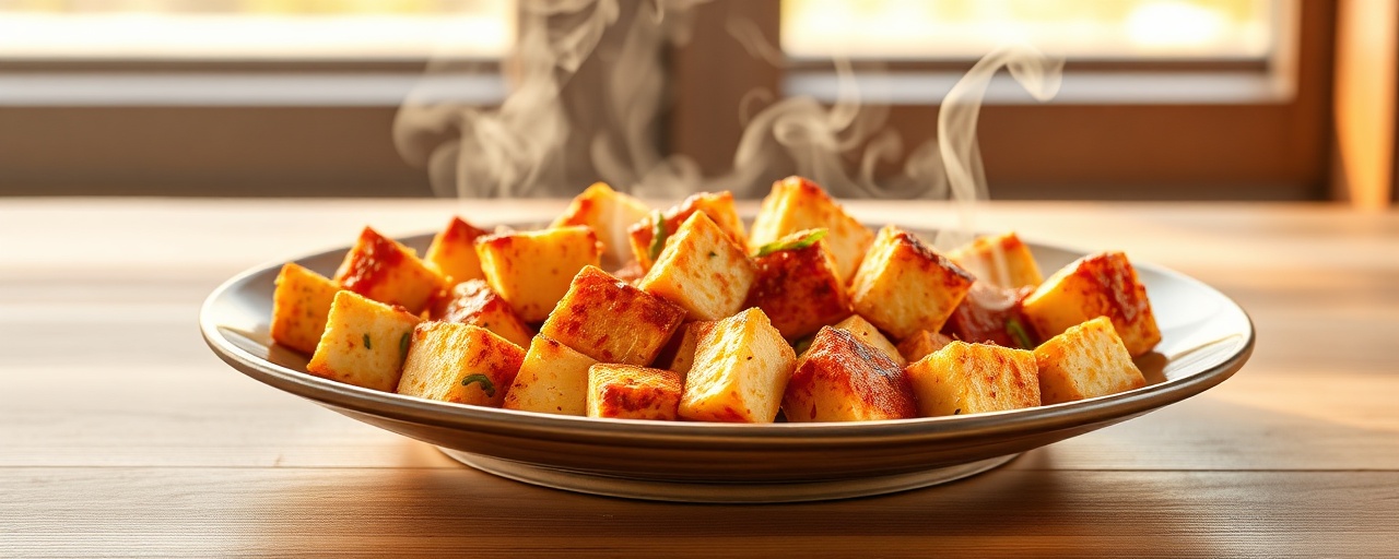 Crispy Gochujang Tofu Bites