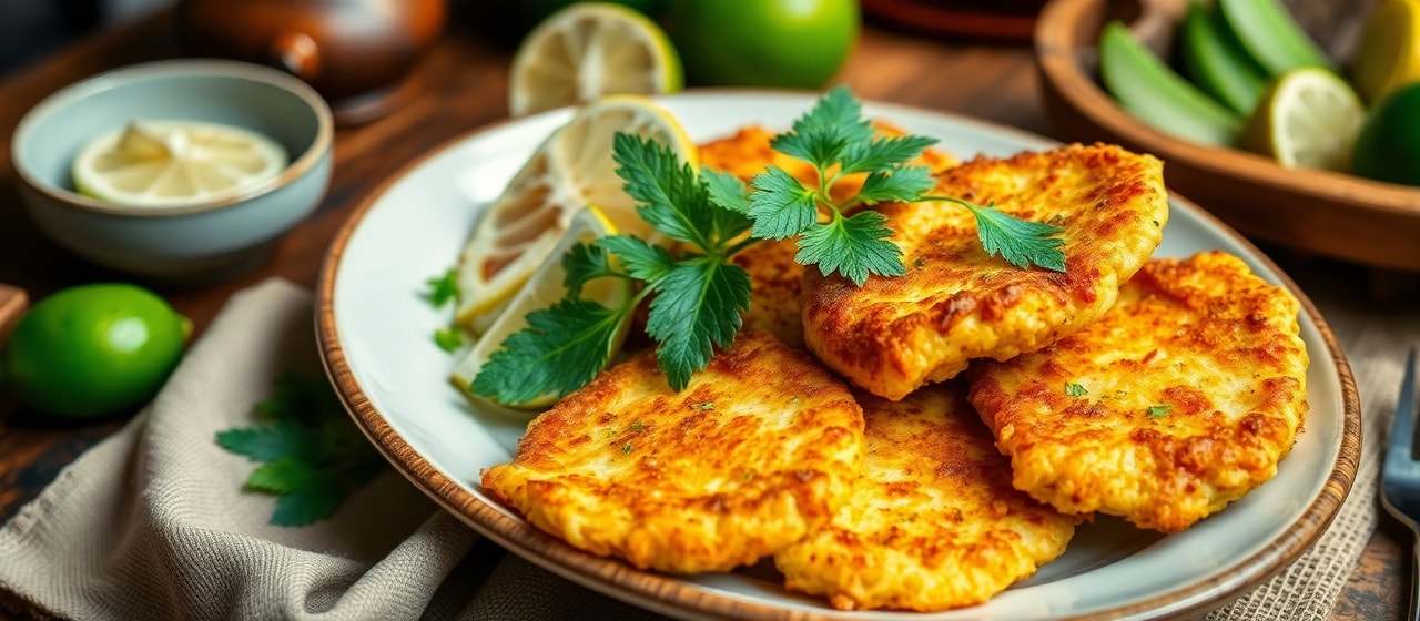 Crispy Lemongrass-Lime Fish Fritters
