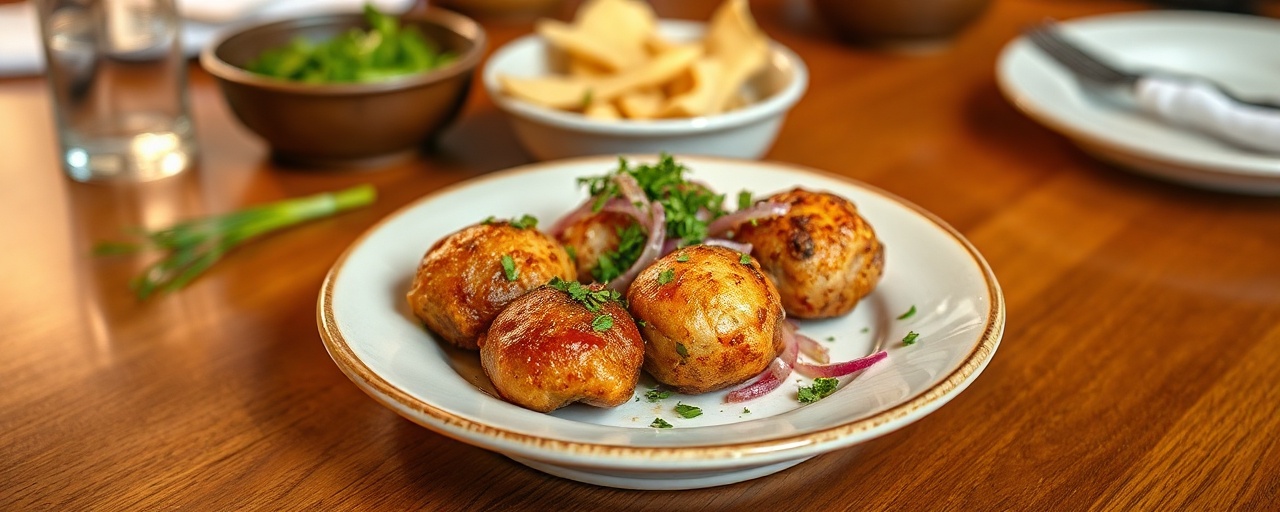 Croquetas de Yuca con Cerdo y Granada