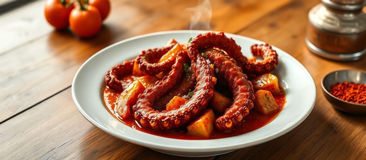 Cured Paprika Octopus Goulash (Pusztai Paprikás Polip)
