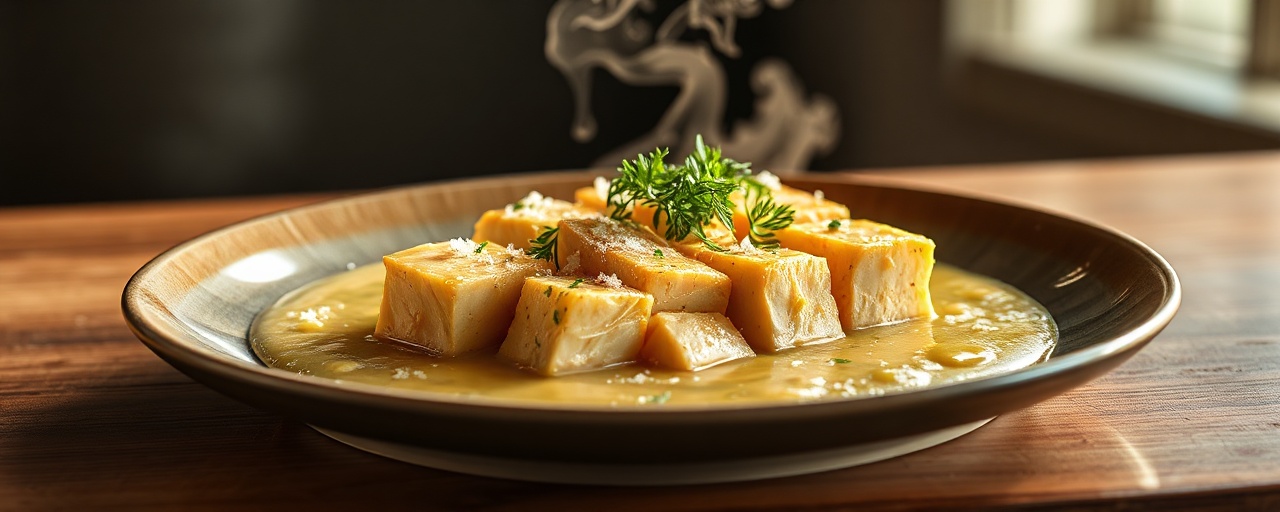 Cured Tofu "Gravlax" with Dill Mustard Sauce
