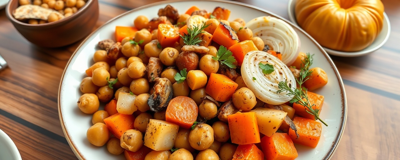 Czech-Spiced Tandoor-Style Chickpea and Root Vegetable Medley