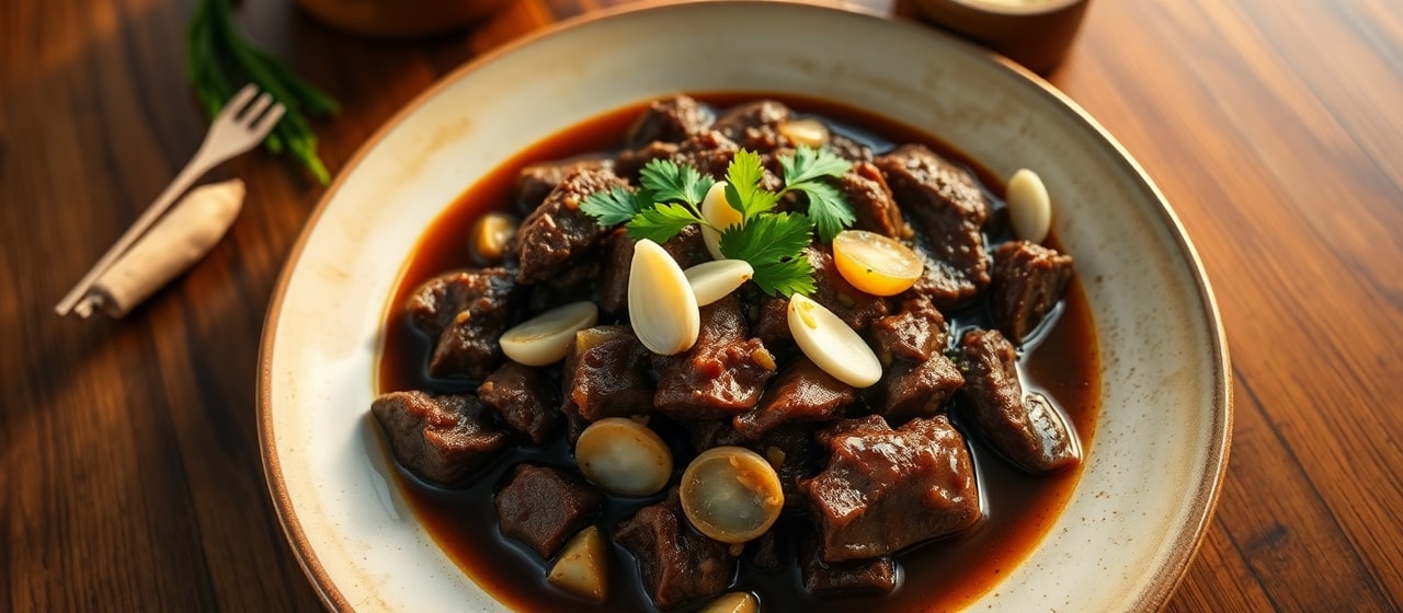 Daging Masak Hitam Berempah