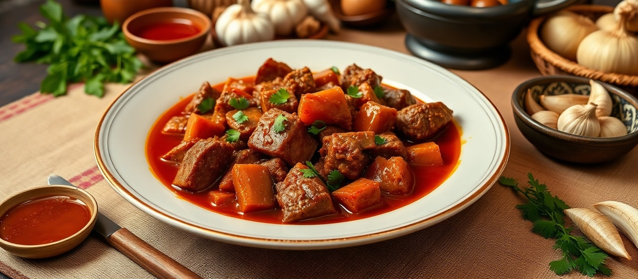 Daging Rendang Asam Limau