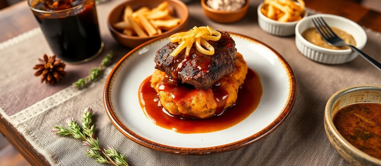 Deep-Fried BBQ Short Rib Fritters with Spicy Maple Drizzle