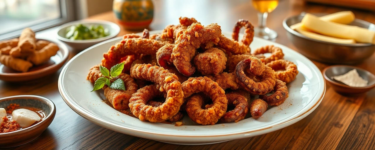 Deep-Fried Egyptian Spiced Octopus