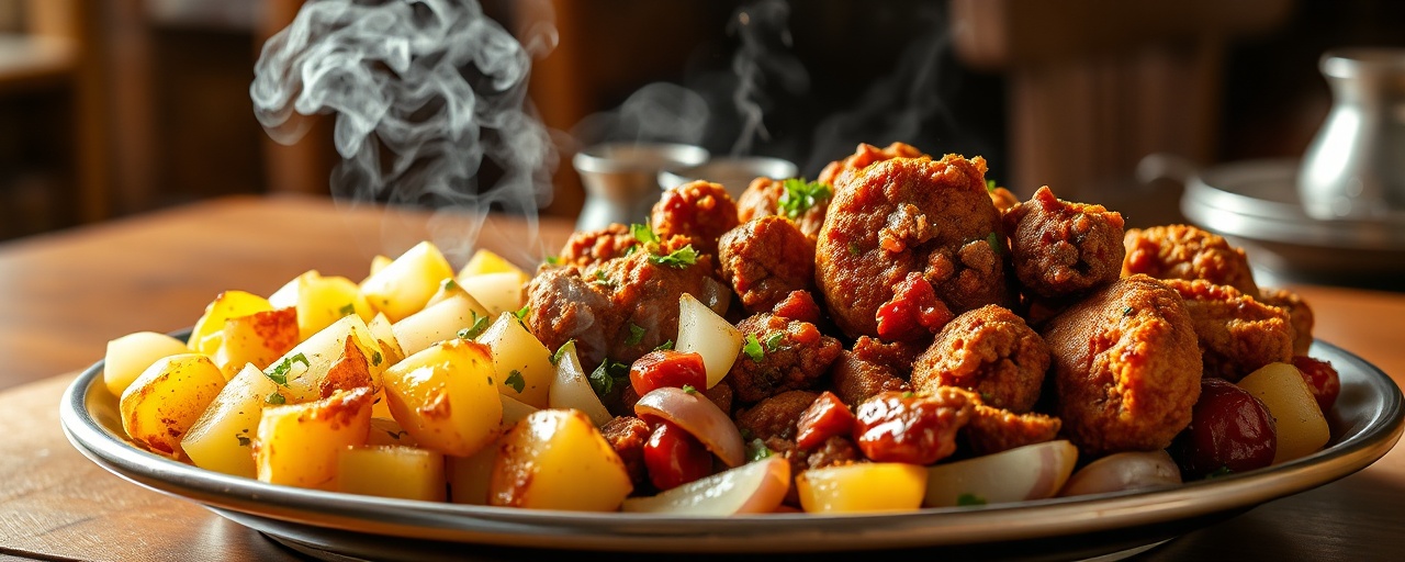 Deep-Fried Spicy Beef & Potato Cutlets (Kotlety 'Chipotle' Fritto)