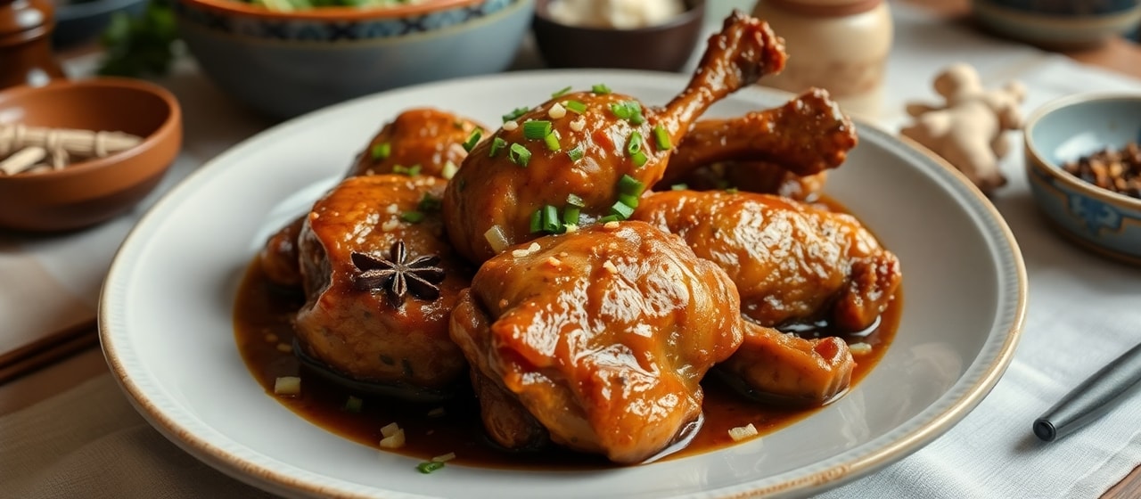 Deep-Fried Star Anise Five-Spice Chicken
