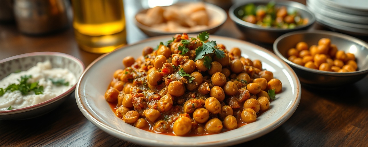 Delhi-Style Braised Chana Masala