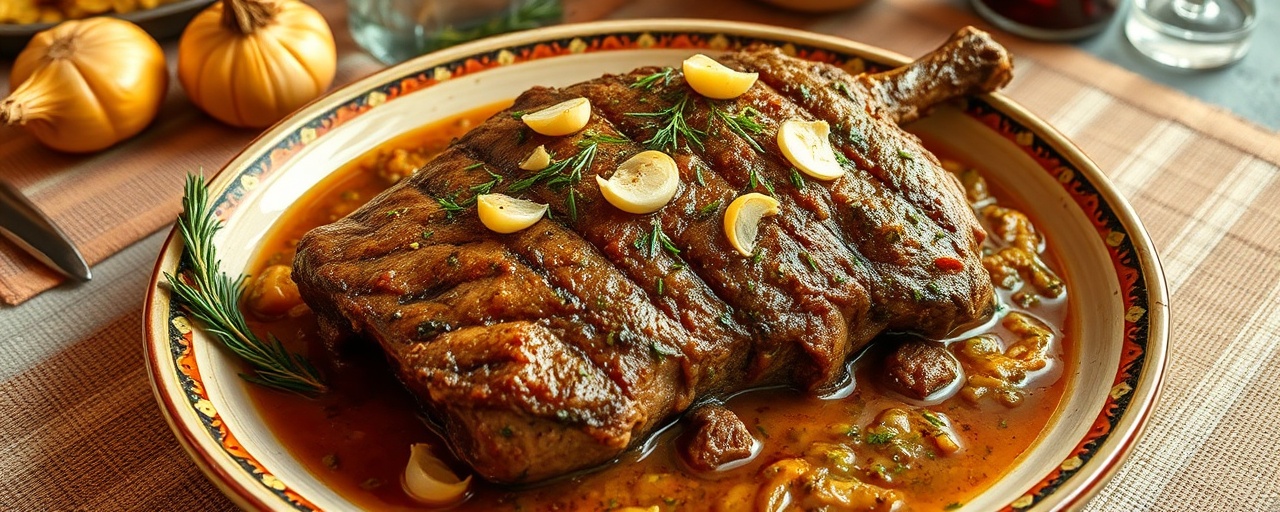 Ensopado de Carne e Grão de Bico