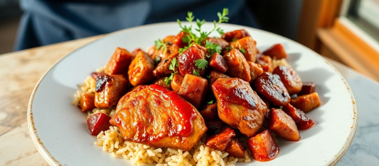 Ethiopian Miso-Spiced Pan-Seared Chicken Tibs