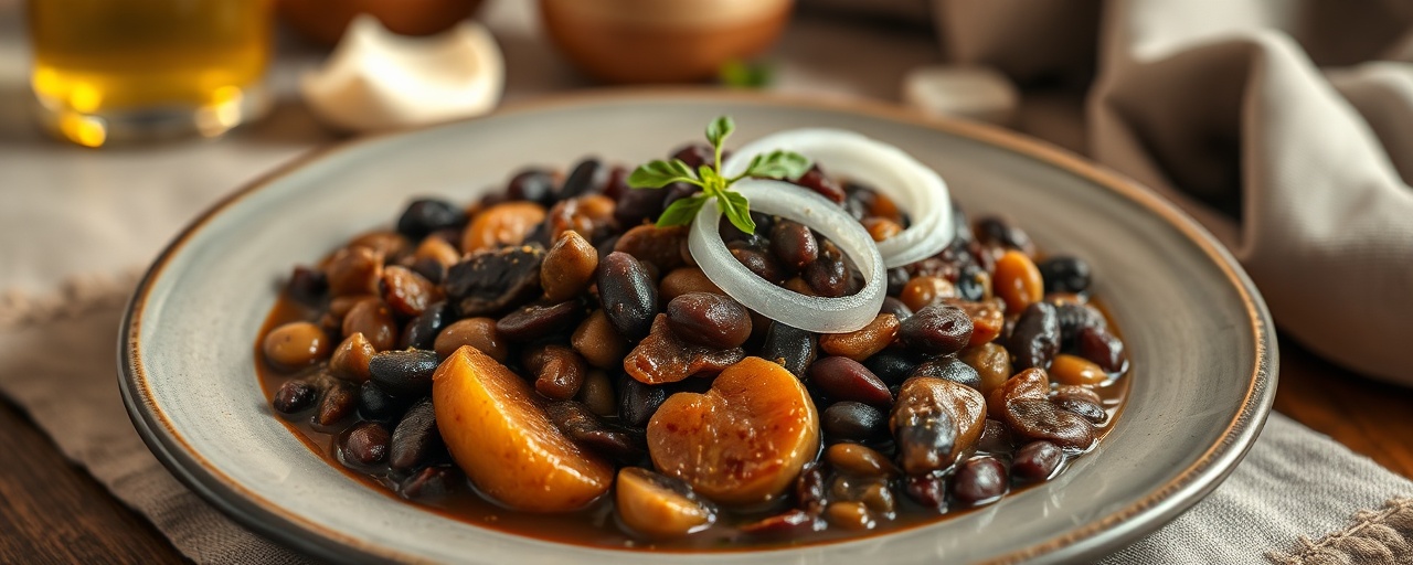 Feijoada Vegana com Seitan