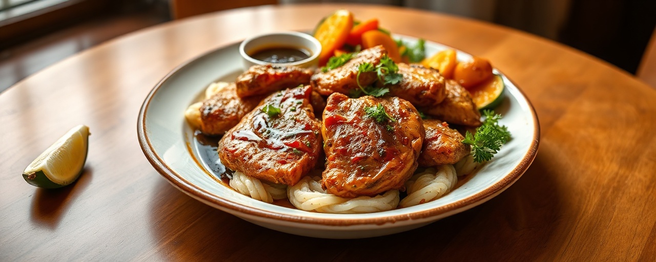 Filipino Miso-Calamansi Tandoor Chicken