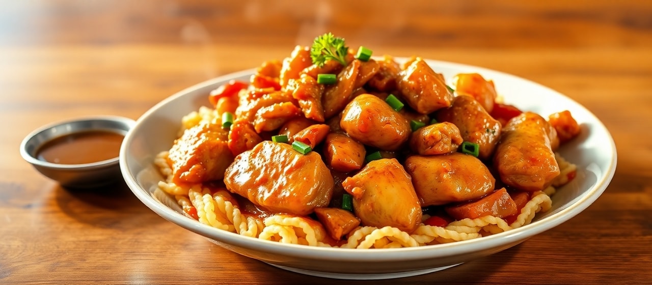 Filipino Miso Glazed Chicken Stir-fry