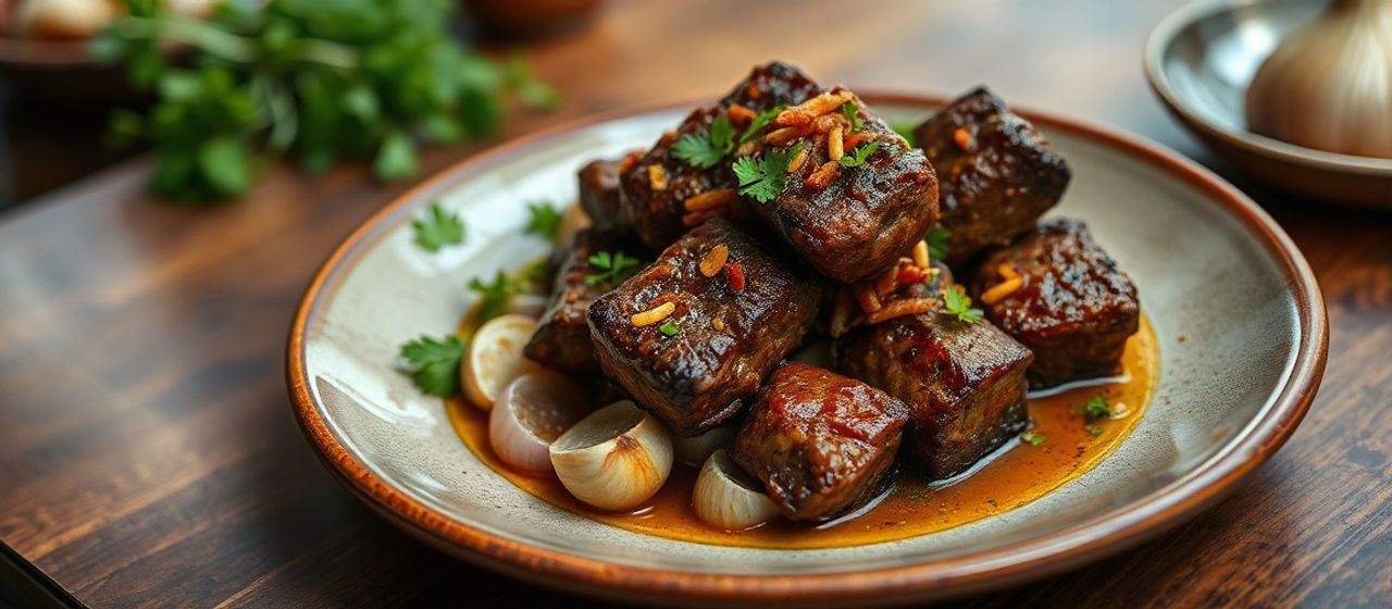 Fire-Roasted Tamarind Peanut Short Ribs