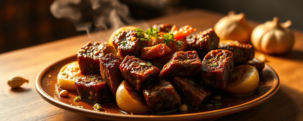 Fire-Roasted Tamarind Peanut Short Ribs