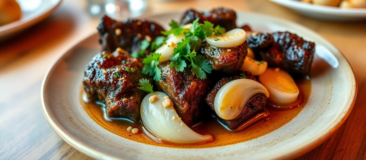 Fire-Roasted Tamarind Peanut Short Ribs