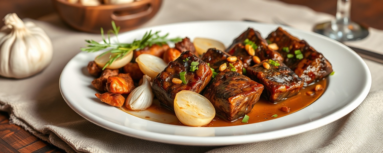 Fire-Roasted Tamarind Peanut Short Ribs