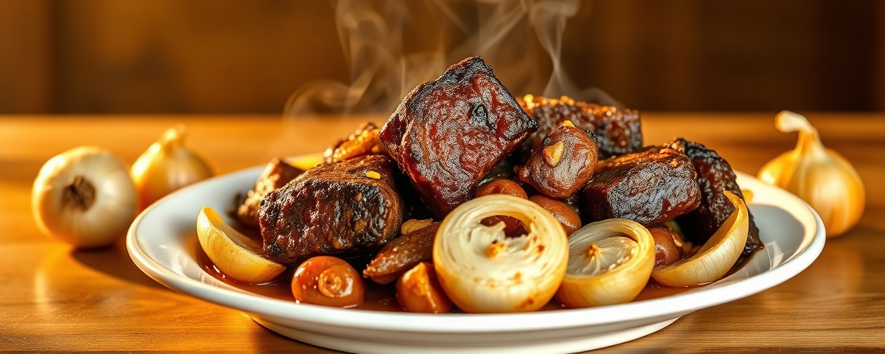 Fire-Roasted Tamarind Peanut Short Ribs