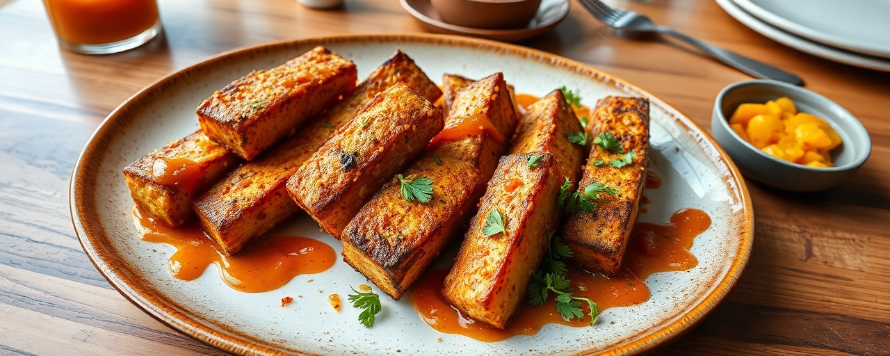 Fire-Roasted Tempeh Sosaties with Apricot Glaze