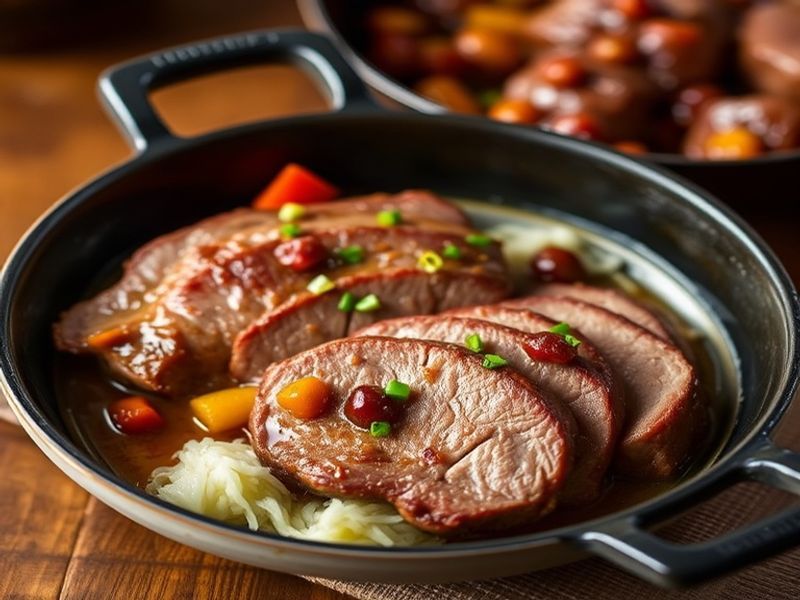 Five-Spice Lychee Braised Duck Breast
