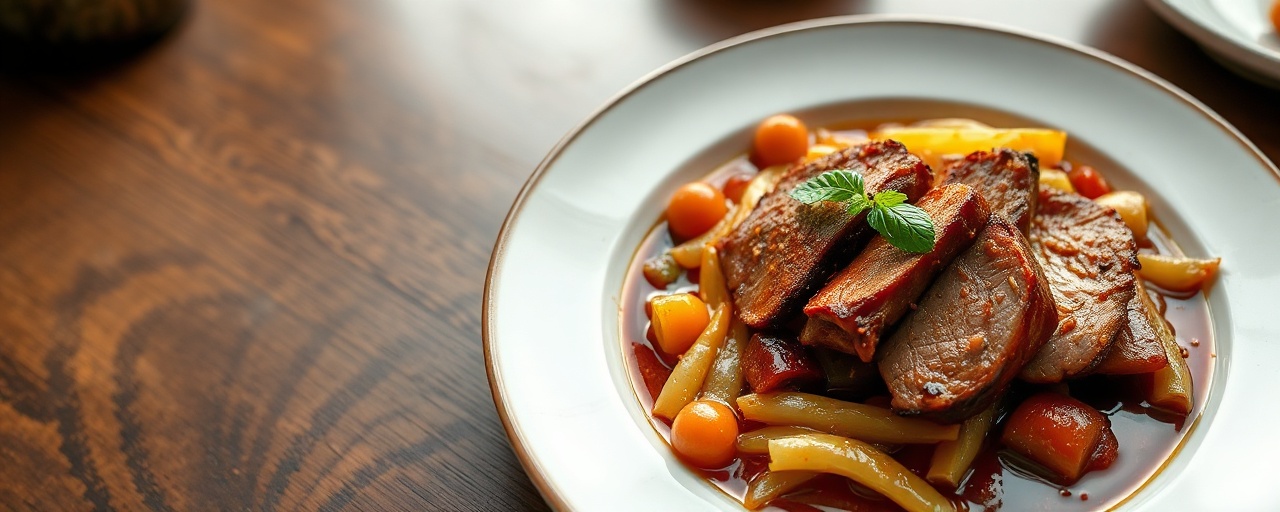 Five-Spice Lychee Braised Duck Breast