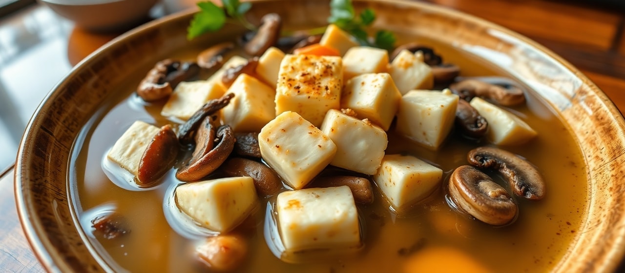Five-Spice Tofu and Mushroom Simmer