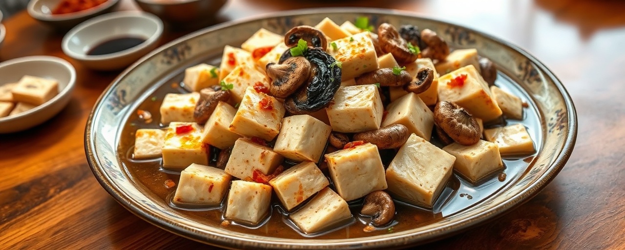 Five-Spice Tofu and Mushroom Simmer
