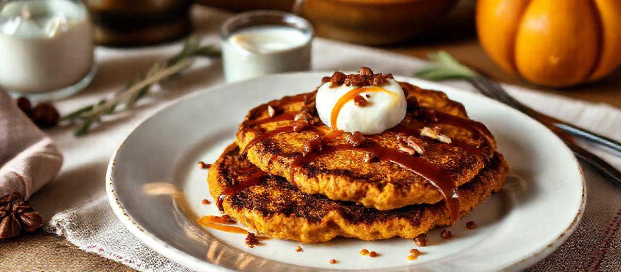 Flash-Fried Butternut Squash Fritters with Maple-Pecan Drizzle