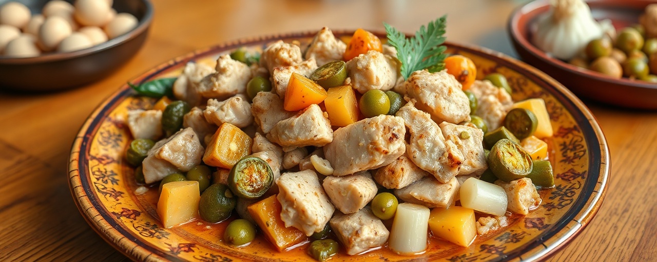 Frango com Pequi e Quiabo