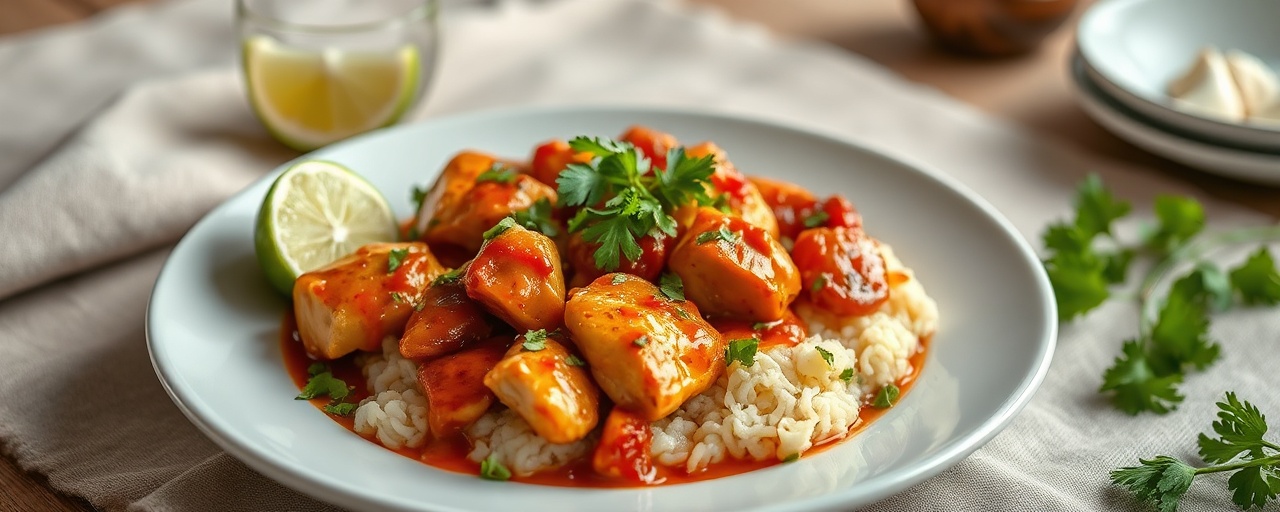 Frango Fermentado com Pimenta Gochujang e Limão
