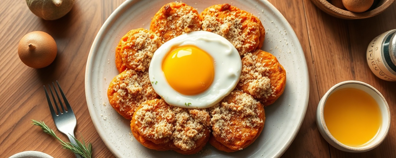 Fıstıklı Tatlı Patates Kroket
