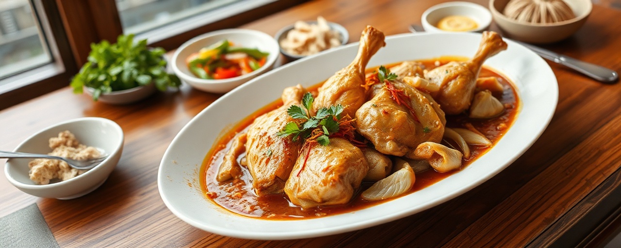 Gà Kho Nghệ Tây (Saffron Braised Chicken)