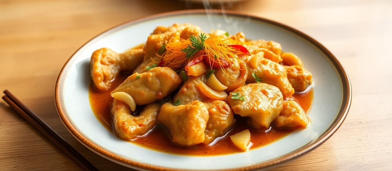 Gà Kho Nghệ Tây (Saffron Braised Chicken)