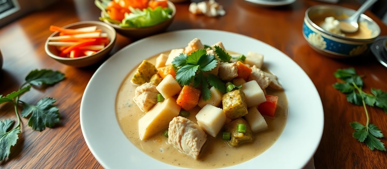 Gaeng Keow Wan Gai Tofu
