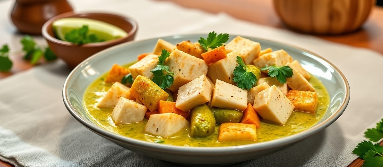 Gaeng Keow Wan Gai Tofu