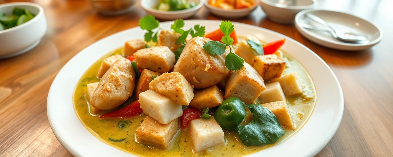 Gaeng Keow Wan Gai Tofu
