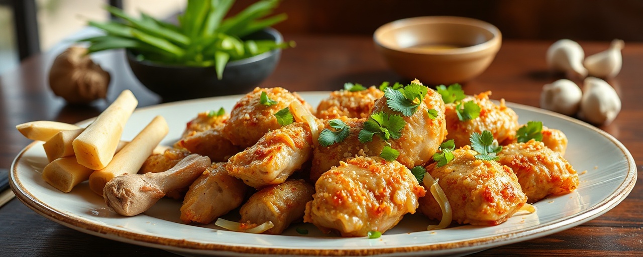 Gai Tod Krob Takrai (Crispy Lemongrass Chicken Bites)