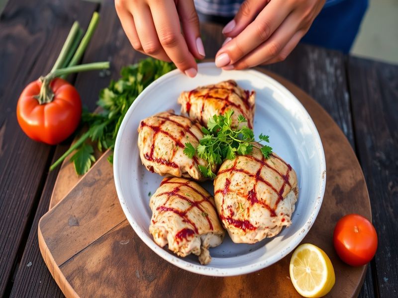 Gai Yang Samun Prai (Thai Herbal Grilled Chicken Thighs)
