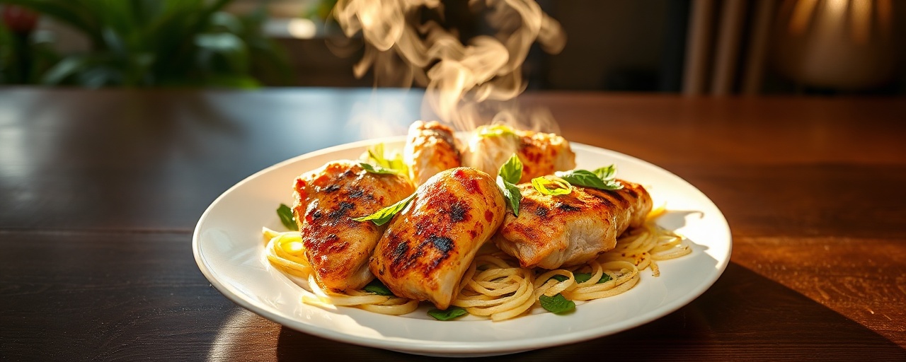 Gai Yang Samun Prai (Thai Herbal Grilled Chicken Thighs)