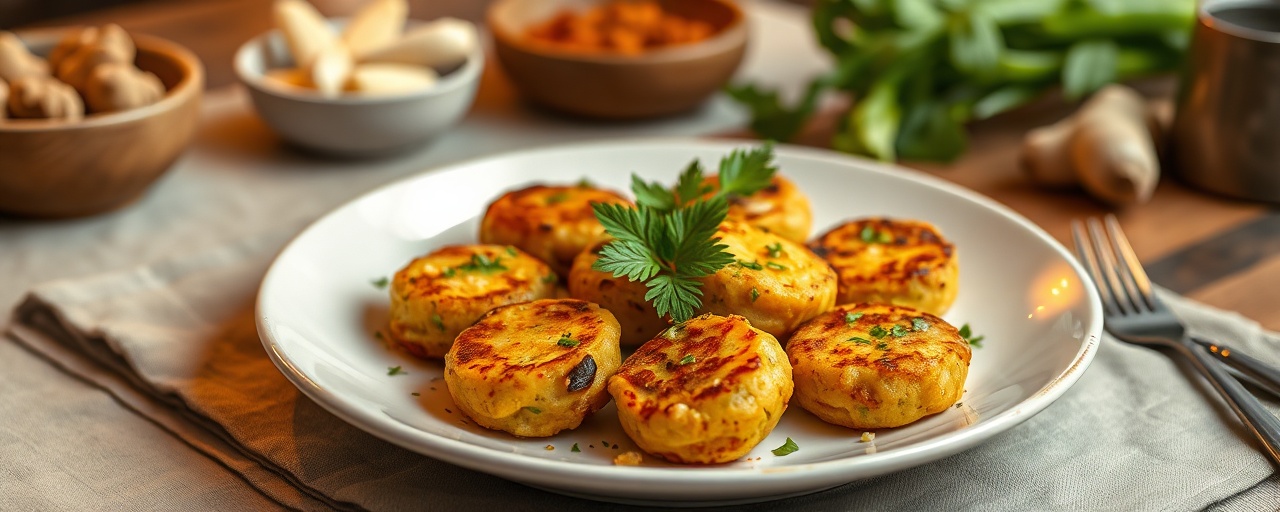 Galangal and Green Chili Paneer Fritters